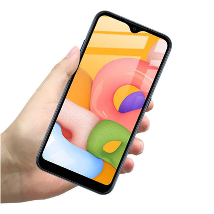 3-Pack Samsung Galaxy A01 Full Cover Screen Protector 9D Tempered Glass Film Gehard Glas Glazen
