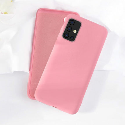 Samsung Galaxy A40 Silicone Hoesje - Zachte Matte Case Liquid Cover Roze