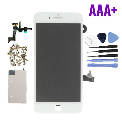 iPhone 8 Plus Voorgemonteerd Scherm (Touchscreen + LCD + Onderdelen) AAA+ Kwaliteit - Wit + Gereedschap