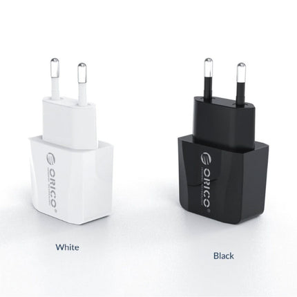 Dual 2x Port USB Stekkerlader - 2.1A Muur Oplader Wallcharger AC Thuislader Adapter Zwart
