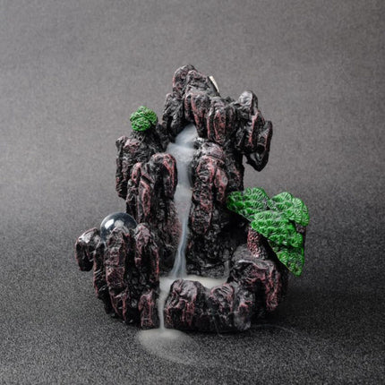 Aromatherapie Sier Wierookbrander Waterval Terugstromen - Backflow Incense Burner Feng Shui Decor Hars Ornament