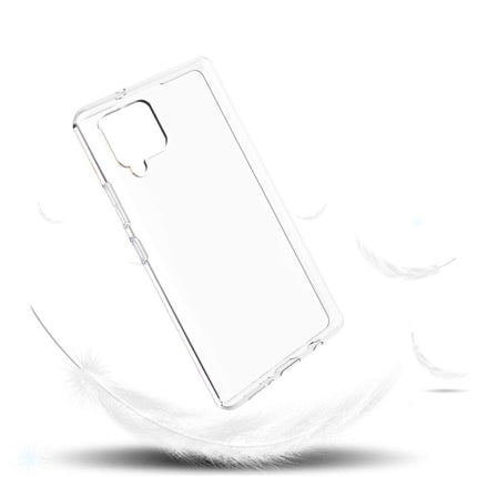Samsung Galaxy A42 Full Body 360° Hoesje - Volledige Bescherming Transparant TPU Silicone Case + PET Screenprotector