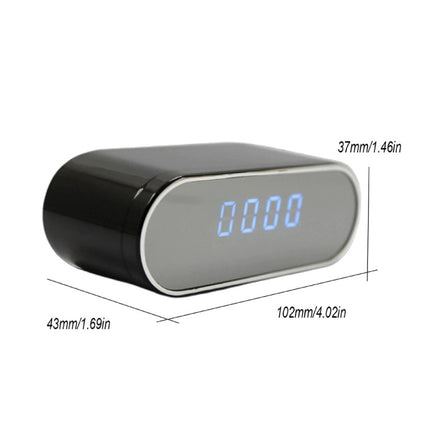 Alarm Klok met Camera en WiFi - Draadloze Smart Home Security Night Vision