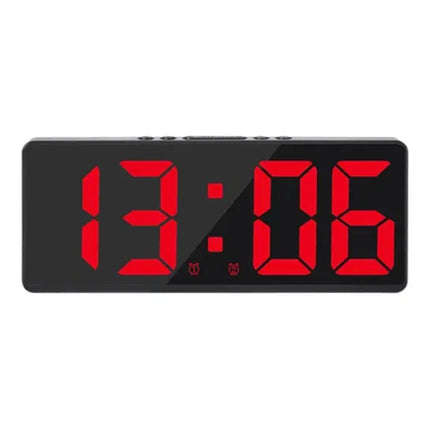Alarm Klok Nachtlampje - LED Snooze Wekker Backlight Temperatuur - Oranje - Copy