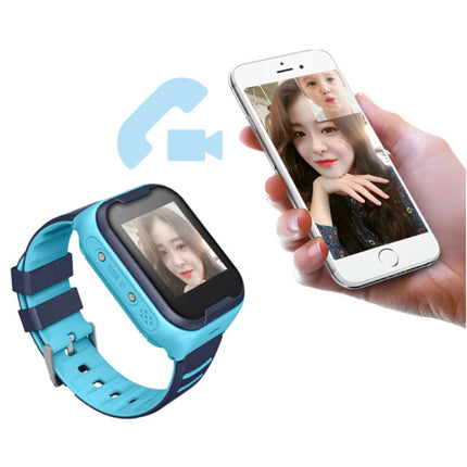 Smartwatch voor Kinderen met GPS Tracker Smartband Smartphone Horloge IPS iOS Android Roze