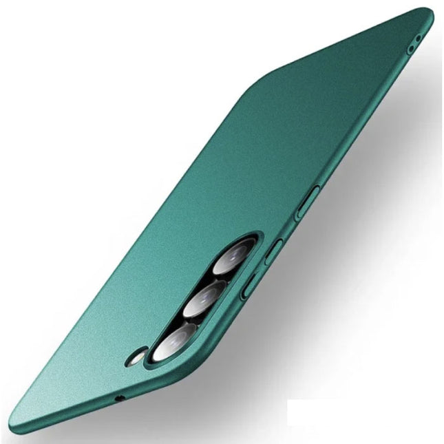 Ultra Dun Hoesje voor Samsung Galaxy S22 Ultra - Hard Plastic Case Cover - Matte Groen