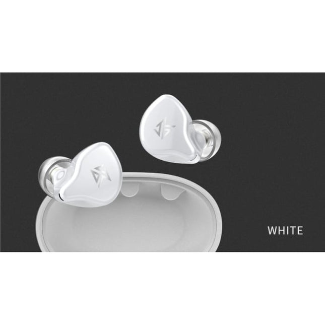 S1D Draadloze Oortjes Touch Bediening TWS Bluetooth 5.0 Wireless Earphones Ear Buds Oortelefoon Wit