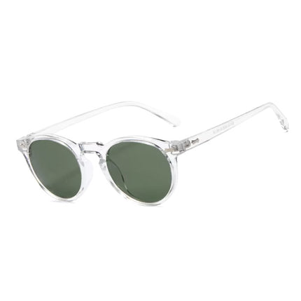 Vintage Zonnebril voor Dames - UV400 Gepolariseerde Bril Shades Brillen - Transparant