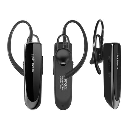 Draadloze Business Headset - Oordopje One Click Control TWS Oortje Bluetooth 5.0 Wireless Bud Headphone Oortelefoon Zwart