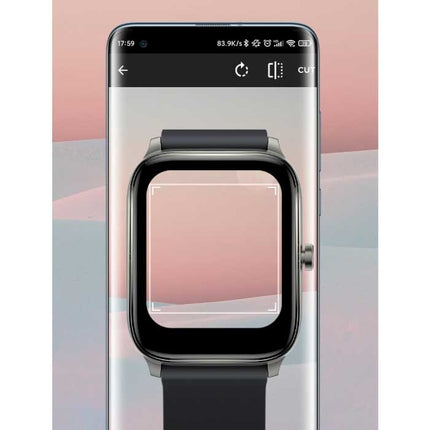 GST Smartwatch met Bloeddrukmeter en Zuurstofmeter - Fitness Sport Activity Tracker Horloge iOS Android - Siliconen Bandje Zwart