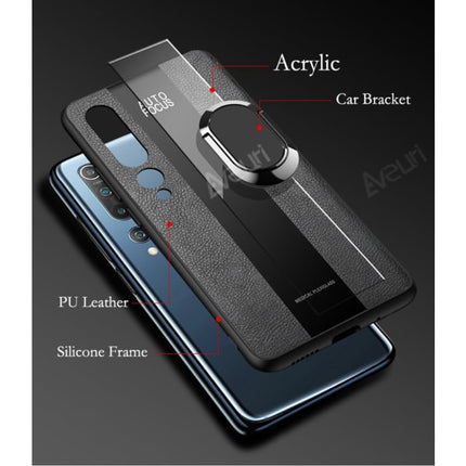 Xiaomi Redmi Note 4 Leren Hoesje  - Magnetische Case Cover Cas Blauw + Kickstand