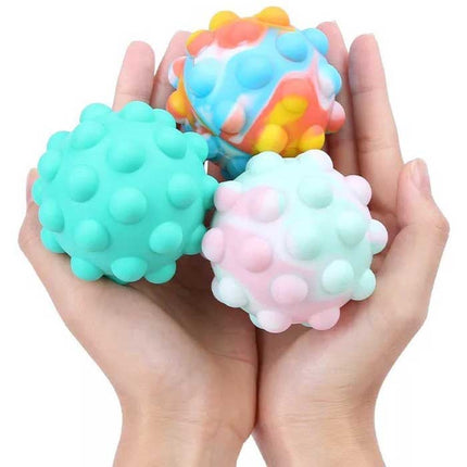 Pop It Stressbal - Squishy Fidget Anti Stress Knijpbal Speelgoed Bubble Bal Siliconen Nebula
