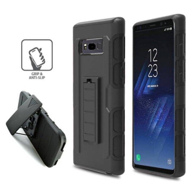 Samsung Galaxy S8 Plus Future Armor Hard Case Cover Cas Hoesje Zwart