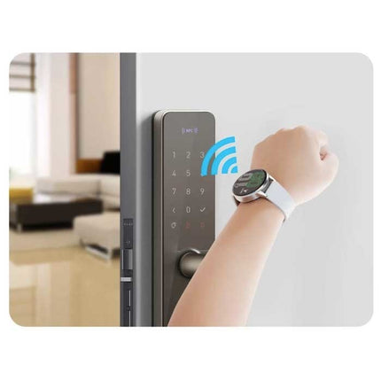 Smartwatch Fitness Sport Activity Tracker Horloge - NFC / ECG / GPS / IP68 - Metaal Bandje Zilver