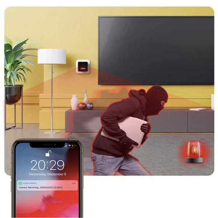 USB Oplader met Security Camera - 1080p HD Camcorder Motion Detector Alarm Zwart