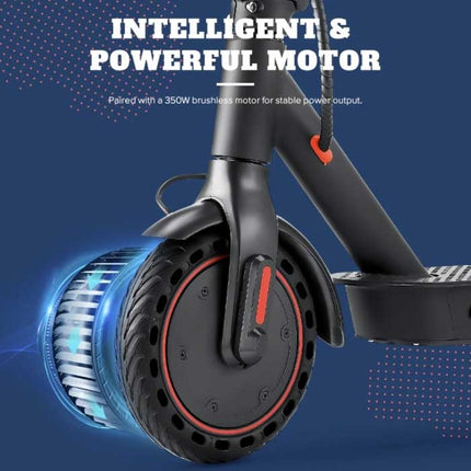 I9 Vouwbare Elektrische Scooter - Off-Road Smart E Step met App - 350W - 30 km/u - 8.5 inch Wielen - Zwart