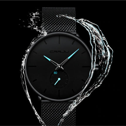 Kwarts Horloge - Anoloog Luxe Uurwerk voor Mannen en Vrouwen  - Zwart-Rood