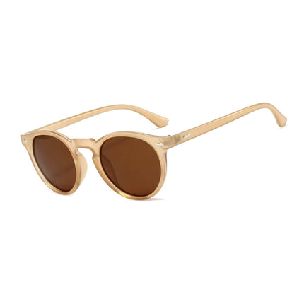 Vintage Zonnebril voor Dames - UV400 Gepolariseerde Bril Shades Brillen - Bruin