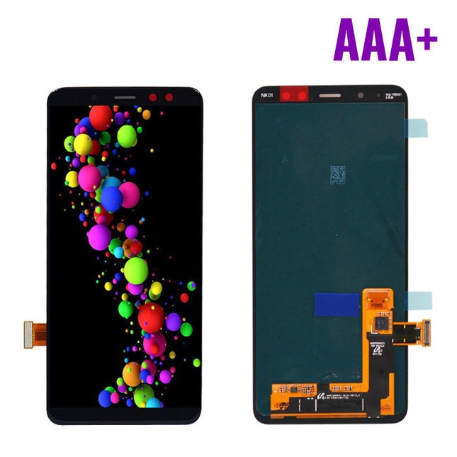 Samsung Galaxy A8 2018 A530 Scherm (Touchscreen + AMOLED + Onderdelen) AAA+ Kwaliteit - Zwart 