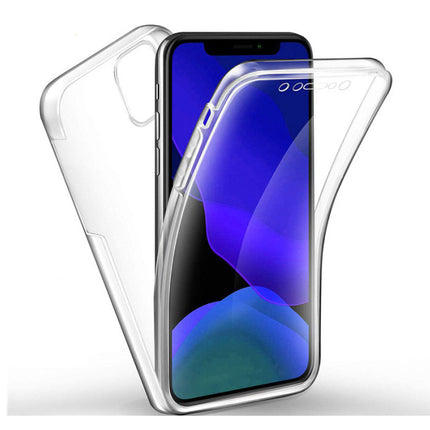 Samsung Galaxy M31 Full Body 360° Hoesje - Volledige Bescherming Transparant TPU Silicone Case + PET Screenprotector