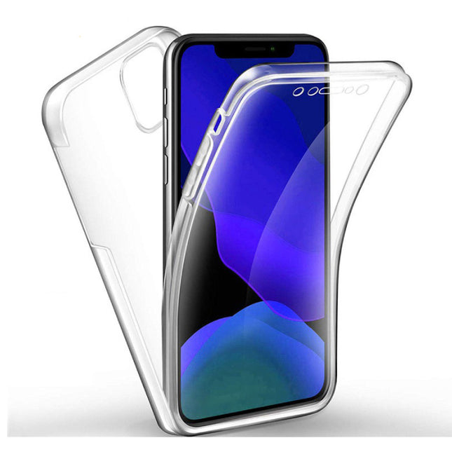 Samsung Galaxy M31 Full Body 360° Hoesje - Volledige Bescherming Transparant TPU Silicone Case + PET Screenprotector