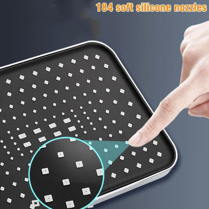 Douchekop Regendouche 12 Inch - 360 ° Draaibaar Badkuip Badkamer Douche - Zwart