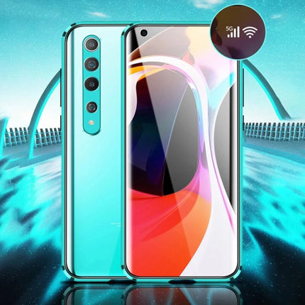 Xiaomi Redmi 5A Magnetisch 360° Hoesje met Tempered Glass - Full Body Cover Hoesje + Screenprotector Zilver