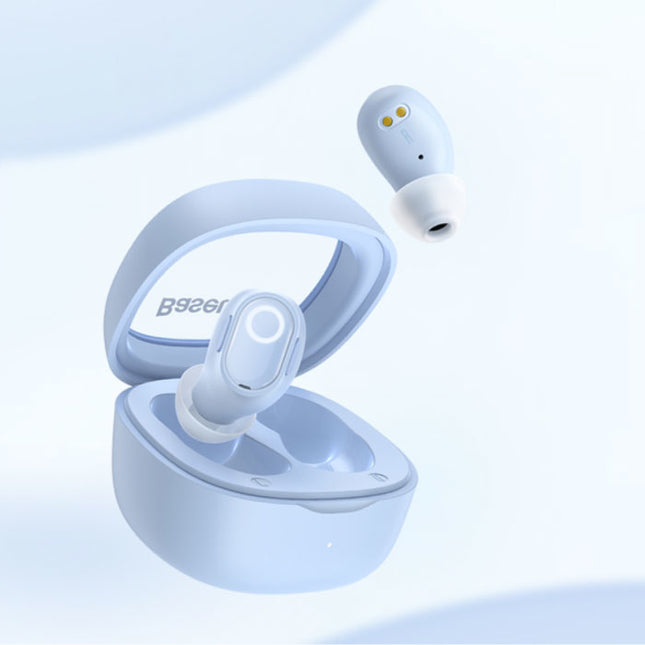 WM02 Draadloze Oortjes - Touch Control Oordopjes TWS Bluetooth 5.3 Blauw