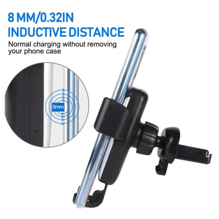 Qi Draadloze Autolader Oplader Universeel 9V - 1.67A Wireless Car Charging Pad Zwart