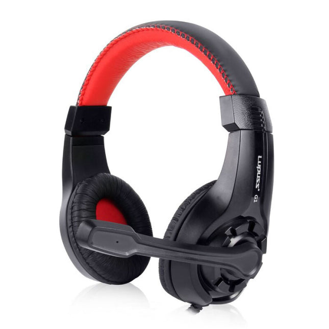 G1 Koptelefoon met Microfoon Headphones Stereo Gaming voor PlayStation 4 Rood