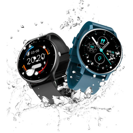 2021 Smartwatch met Hartslagmonitor -  Fitness Sport Activity Tracker Siliconen Bandje Horloge iOS Android Geel