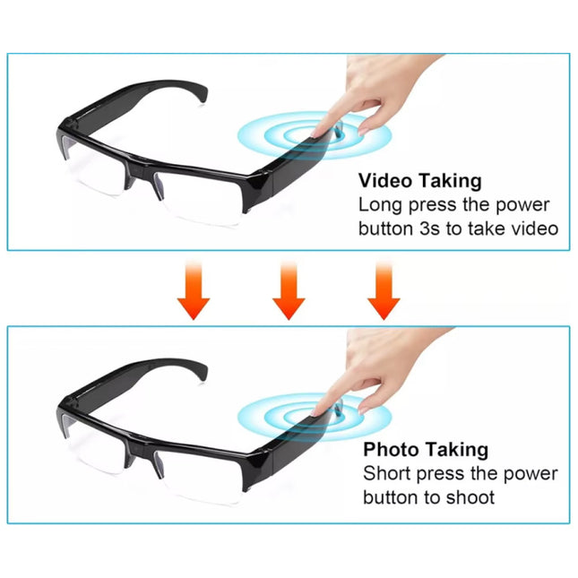 Bril Camcorder - Security Camera DVR Glasses HD 1080p 