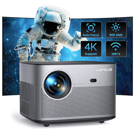 P64 Projector - 500 ANSI Lumen - Android Beamer Home Media Speler Zilver