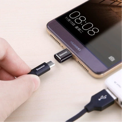 Type C naar Micro-USB Adapter Converter - Micro-USB Vrouwelijk / USB-C Mannelijk - 2.4A Snelladen en Data Overdracht