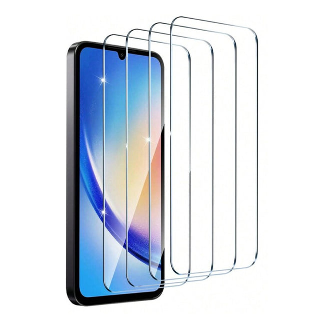 4-Pack Samsung Galaxy A04 Screen Protector - 9H Film Gehard Glas