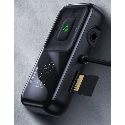 2x USB Autolader Bluetooth Transmitter Handsfree Oplader FM Radio Kit Zwart 