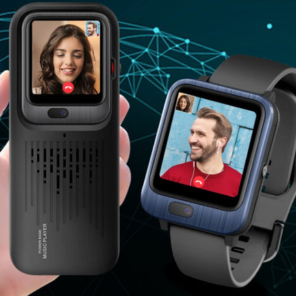 LEM11 3-in-1 Smartwatch + Draadloze Speaker/Powerbank iOS Android - 32GB - Blauw