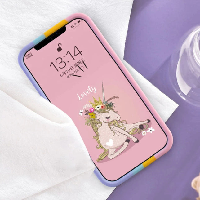 iPhone 8 Plus Pop It Hoesje - Silicone Bubble Toy Case Anti Stress Cover Roze