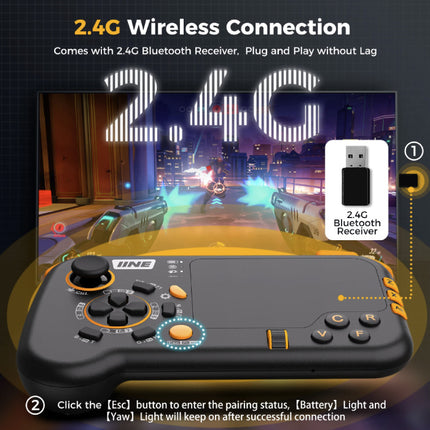 Touchpad Gaming Controller - 2.4GHz Bluetooth Gamepad met Muis - Zwart