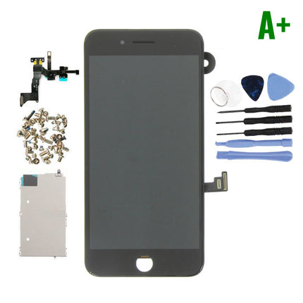 iPhone 8 Plus Voorgemonteerd Scherm (Touchscreen + LCD + Onderdelen) A+ Kwaliteit - Zwart + Gereedschap