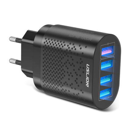 Quad 4x 48W Port USB Stekkerlader - Quick Charge 3.0 Muur Oplader Wallcharger AC Thuislader Adapter