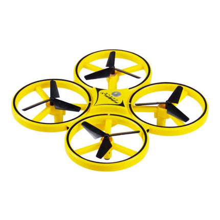 ZF04 Drone met Handbediening - Mini RC Pocket Quadcopter Speelgoed Geel