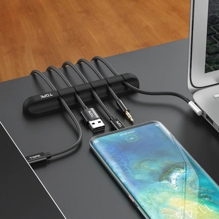 2-Pack Zelfklevende Kabelclips - 3 Clips Kabelbinder Kabelklemmen Kabel Houder Organisatie Cable Organiser