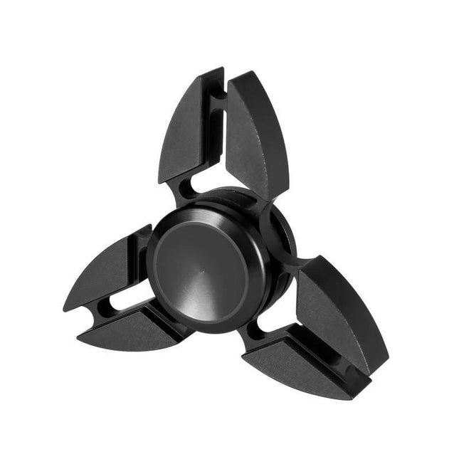 Falcon Tri Fidget Hand Spinner Anti Stress Draaier Toy Zwart