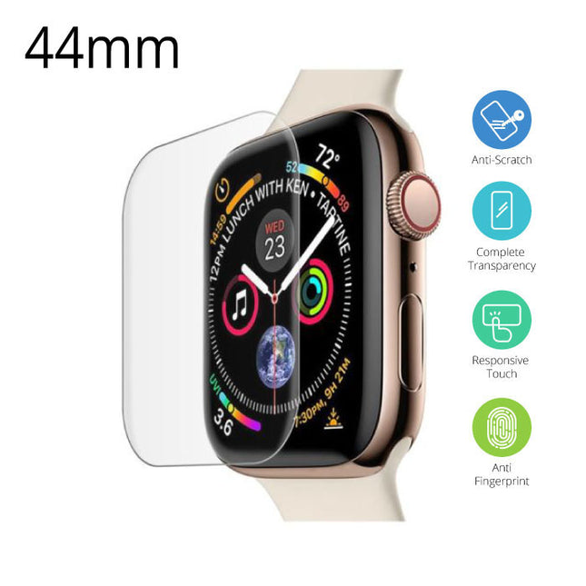 44mm Tempered Glass Clear Screen Protector voor iWatch Series 4/5
