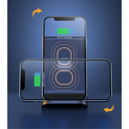 3 in 1 Oplaadstation met Oplaadkabel - Compatibel met Apple iPhone / iWatch / AirPods -  Charging Dock 15W Wireless Pad Zwart