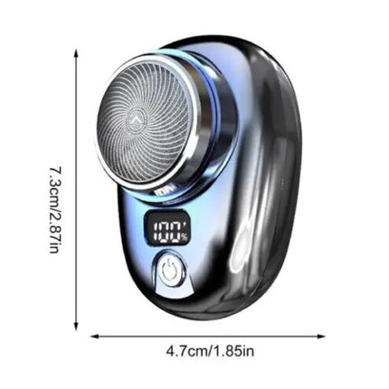 Mini Scheerapparaat - Trimmer Draadloos Scheermachine Elektrische Tondeuse - Chroom