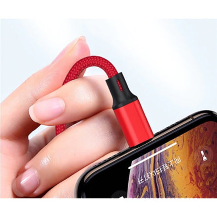 Gekrulde Oplaadkabel voor iPhone Lightning - 5A Spiraal Veer Datakabel 1.5 Meter Oplader Kabel Zwart