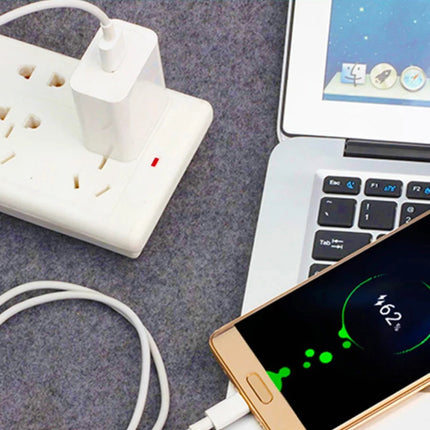 2-Pack USB-C Oplaadkabel 5A - Fast Charge Oplader Data Kabel Android 1 Meter Zwart