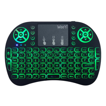 RGB Verlicht Backlit i8 Mini Draadloos QWERTY Toetsenbord 2.4GHz voor Mediaspeler TV Box Android Xbox Playstation